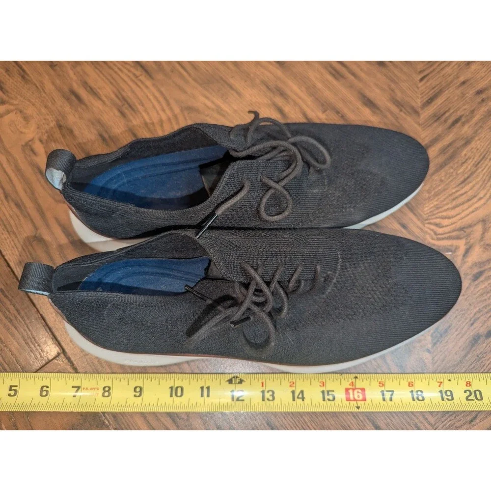 Cole Haan 3.ZeroGrand Black Wingtip Oxford Stitchlite Shoes C29296 Mens Size 12M